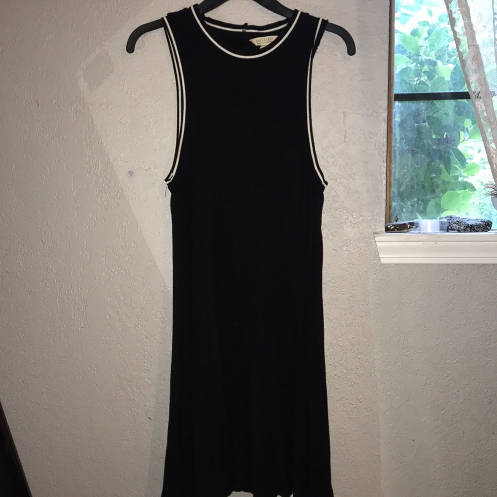 Black Tank top t-shirt dress